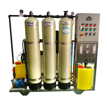 Small reverse osmosis water treatment desalination plant for drinking